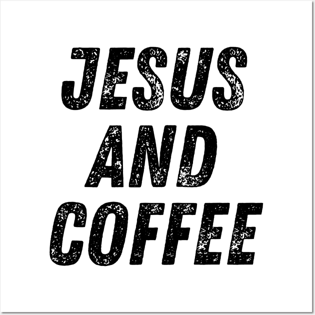 Jesus and Coffee Wall Art by Art-Jiyuu